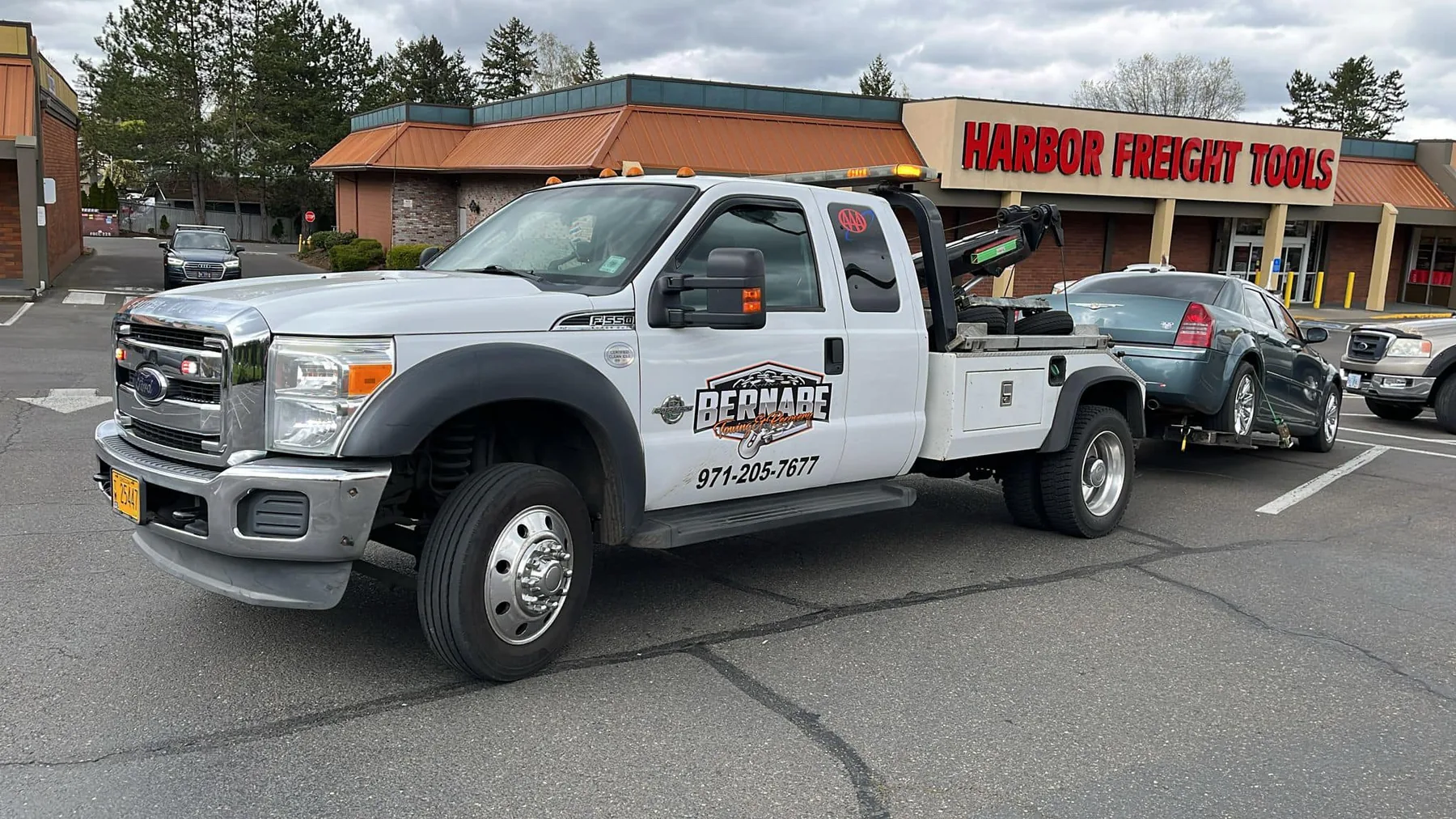 Commercial property towing